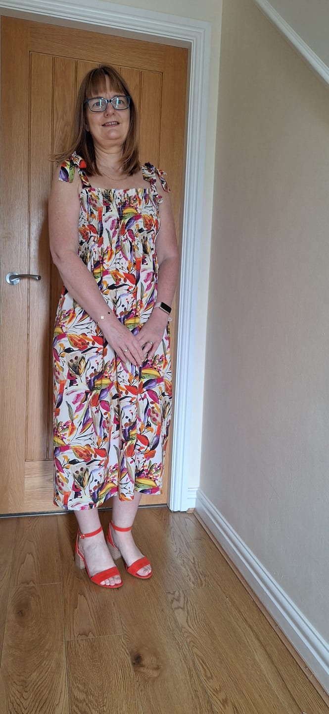Customer photo review of Abstract Bloomscape Viscose Fabric