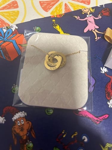 Customer photo review of Collar Amity - Personalizado