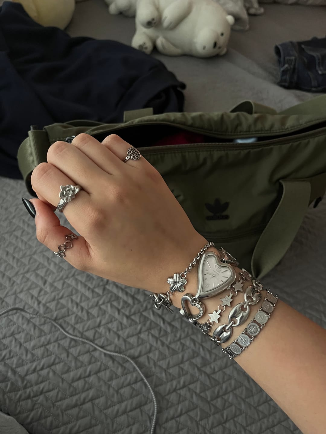 Customer photo review of Orchid Bloom Ring