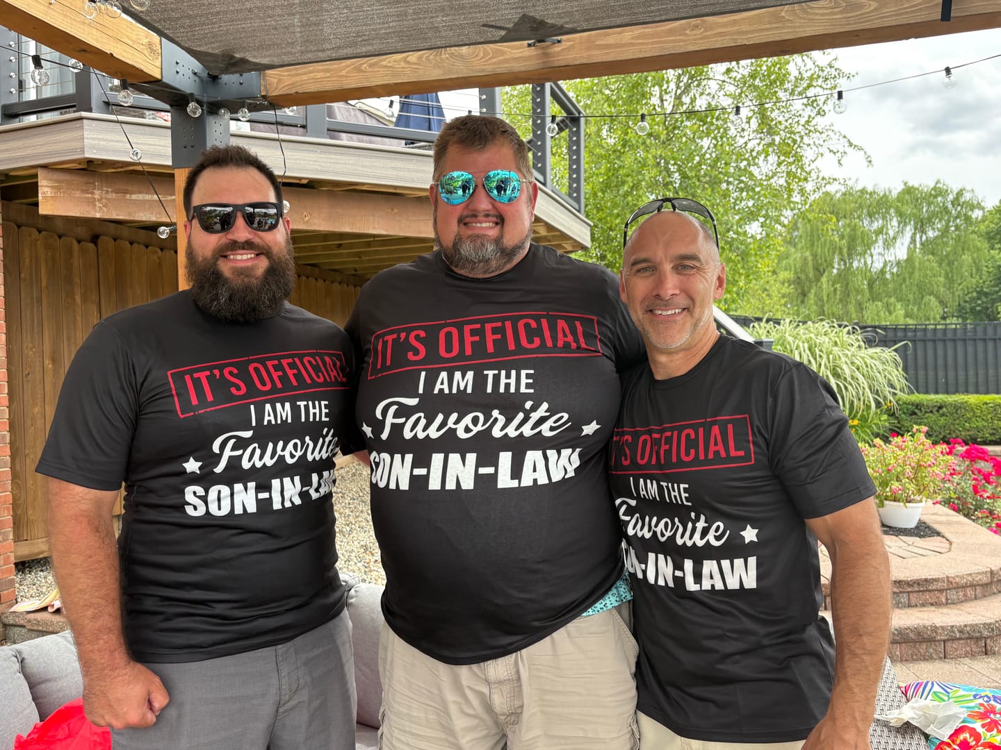 Customer photo review of I Am The Favorite Son-In-Law - Best Gift For Son-In-Law Classic T-Shirt