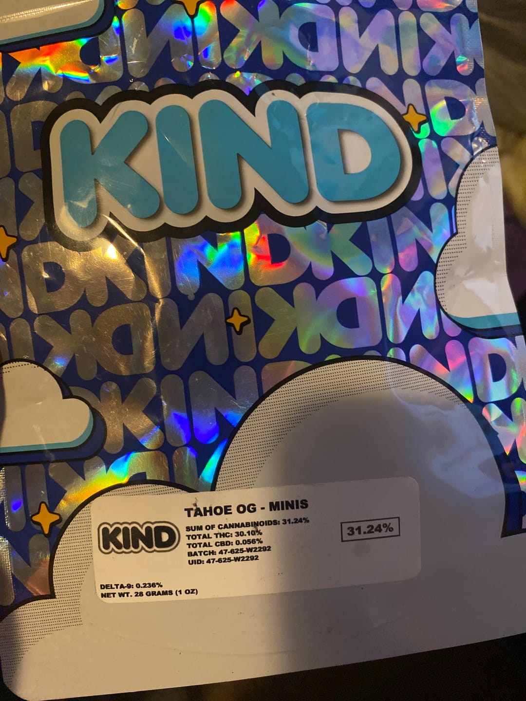 Customer photo review of Tahoe OG - Minis - 28 Grams - Indica