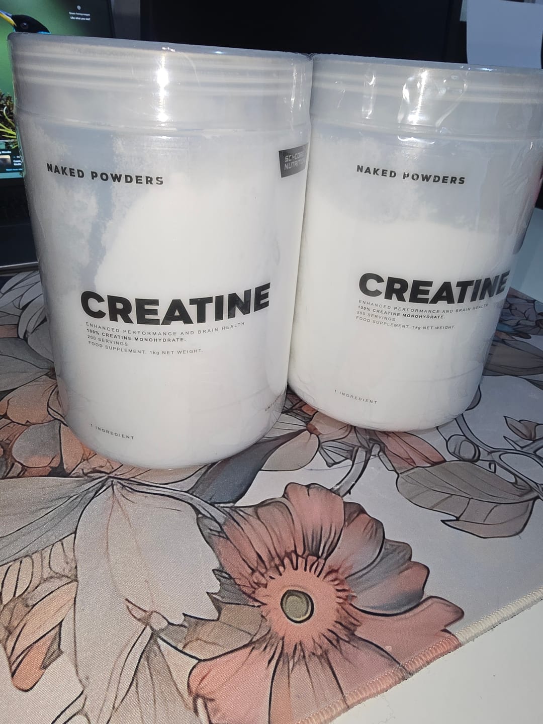 Customer photo review of NAKED CREATINE MONOHYDRATE - 1kg | 200 servings