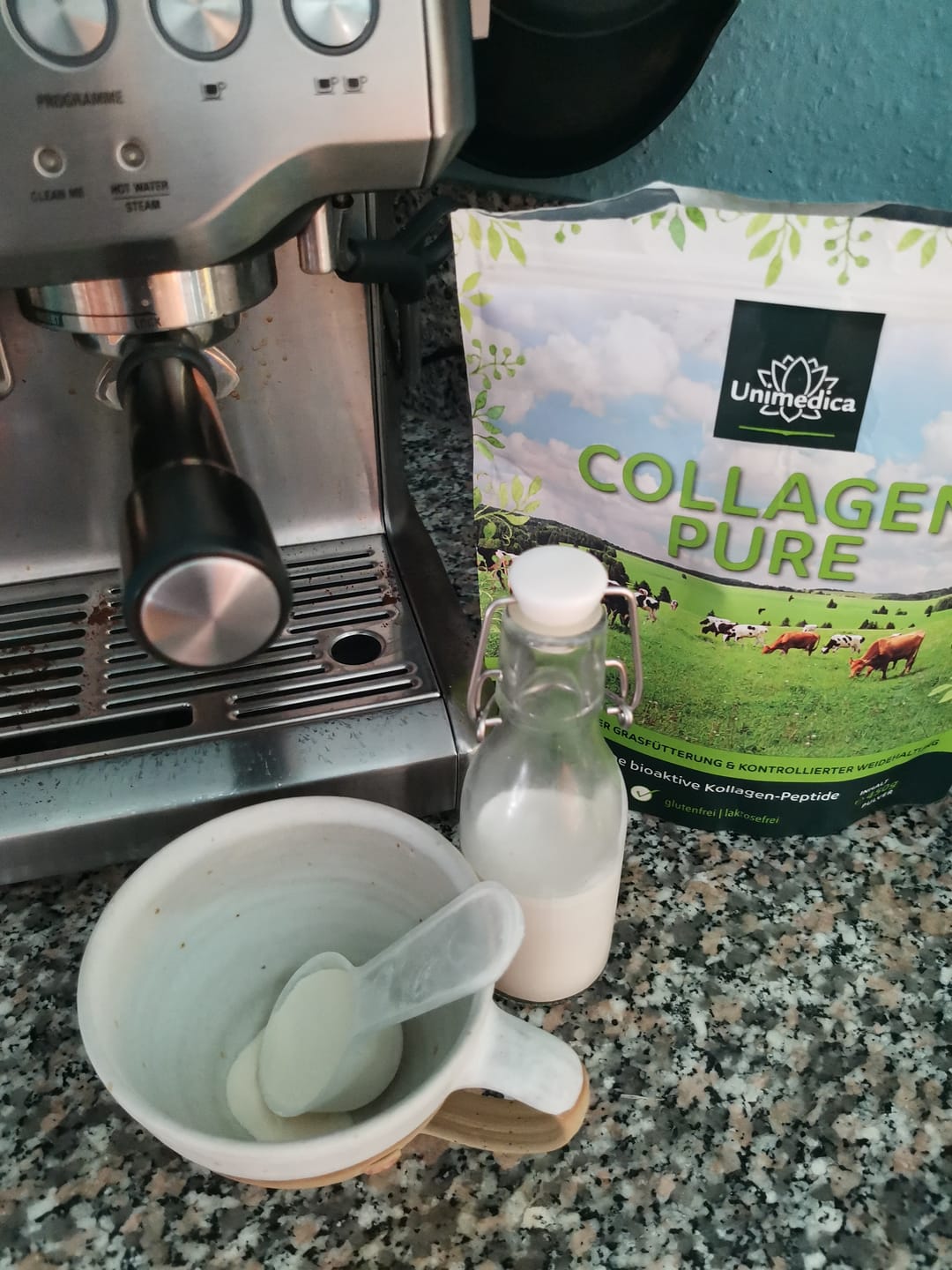 Customer photo review of Collagen Pure - Kollagenprotein - aus LIAF zertifizierter Weidehaltung und Grasfütterung - 450 g Pulver