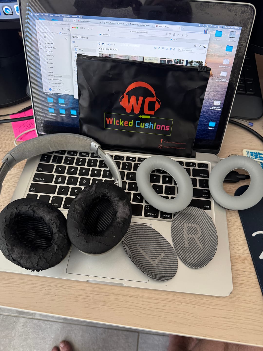 Customer photo review of Bose QC35 Replacement Ear Pads