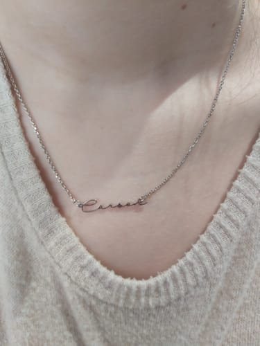 Customer photo review of Collar My Name - Personalizado