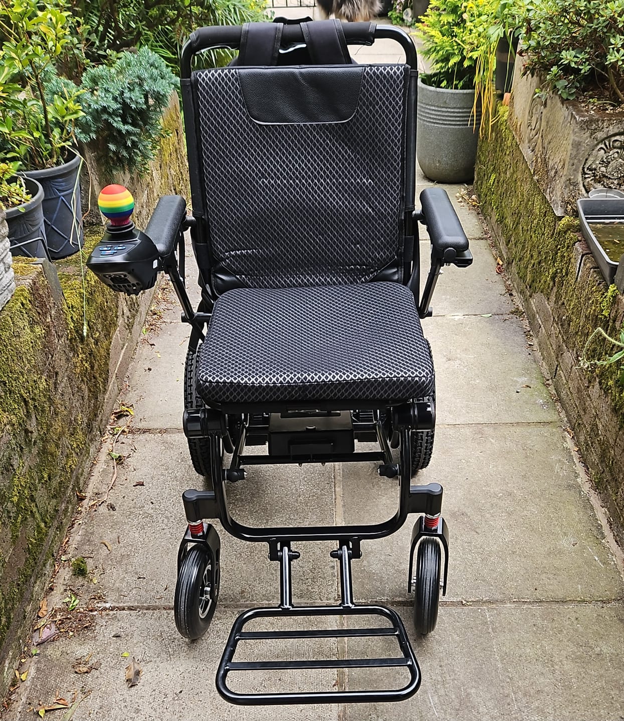 Customer photo review of Ultra-Lightweight Folding Motorised Electric Wheelchair | Etech Mobility LiteMax 2