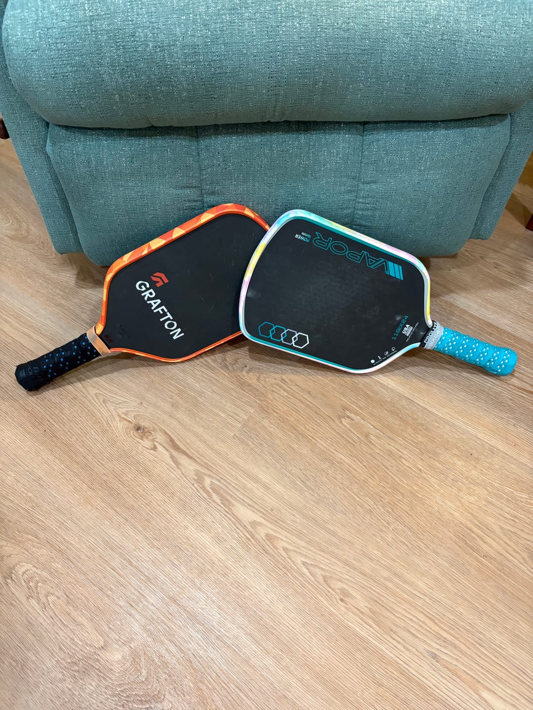 Customer photo review of Candy Clouds Edge Tape (3 pack) - Pickleball Paddle Edge Tape