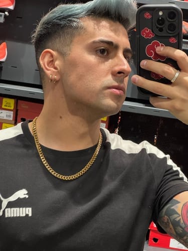 Customer photo review of Cadena Cuban Link Oro 8mm