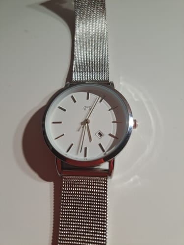 Customer photo review of Reloj Petite Marie ~ SilverWhite