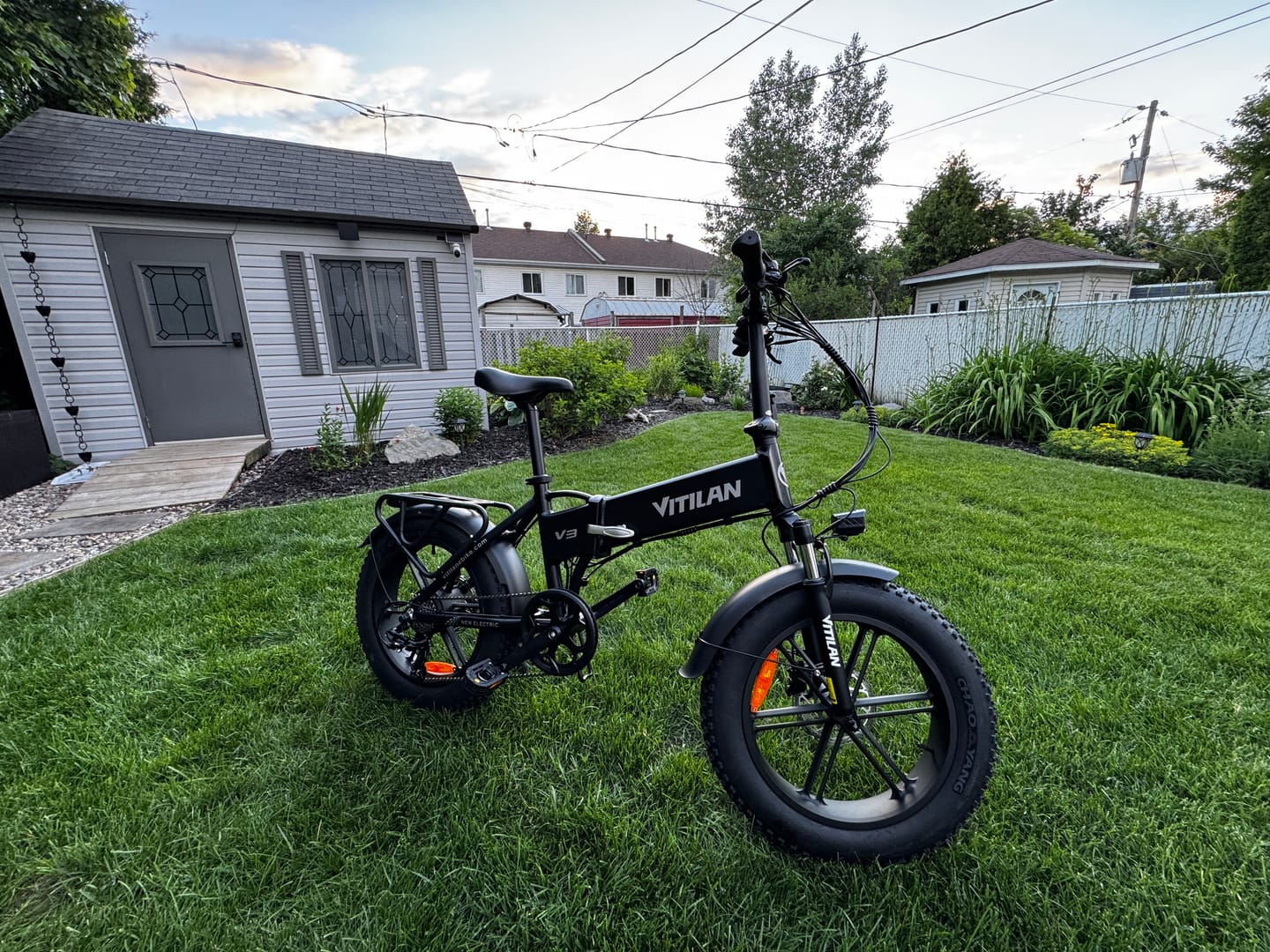 Customer photo review of V3 2.0 Folding Fat Tires Adult All Terrain Electric Bike