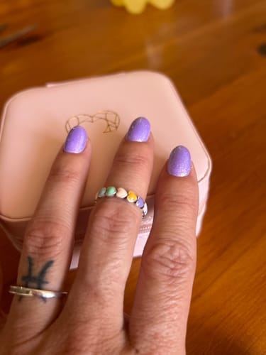 Customer photo review of Anillo Colorful Hearts