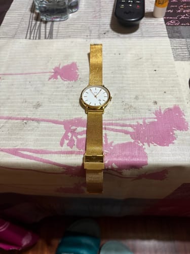 Customer photo review of Reloj Lumea ~ GoldWhite