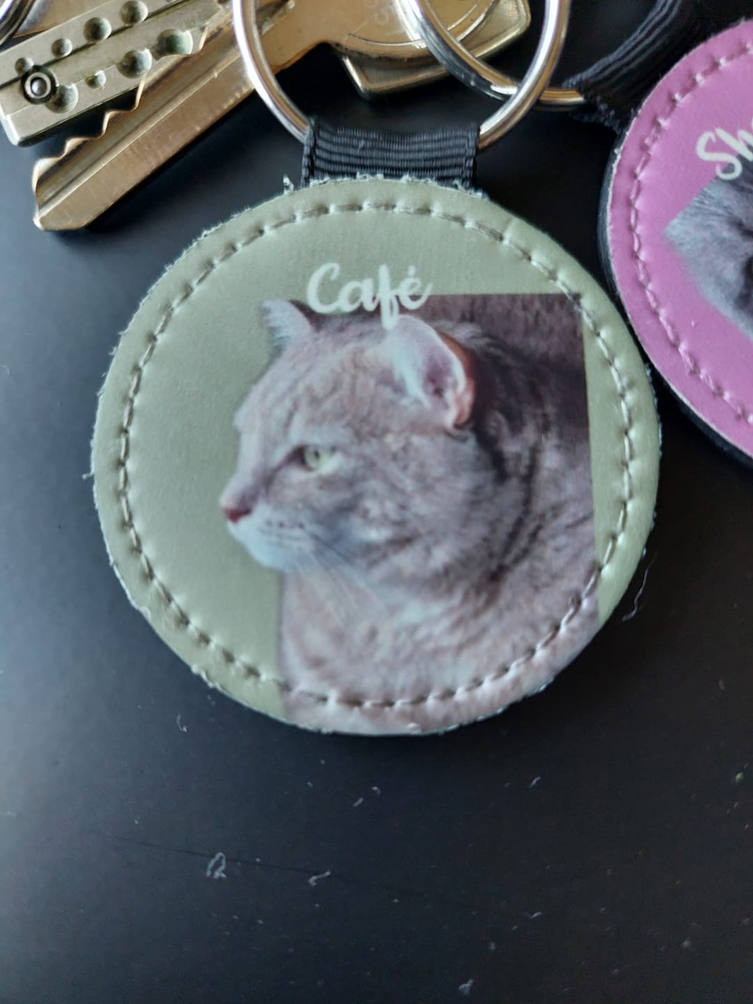 Customer photo review of Portrait d'animal - Porte-clés personnalisé