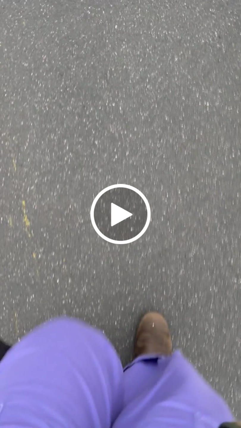 Customer video review of Construction Pants - Milky Way