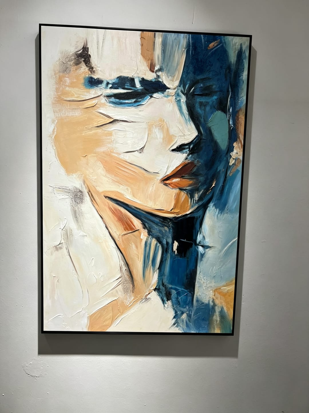 Customer photo review of Abstract Texture Portrait Wall Art #PT033