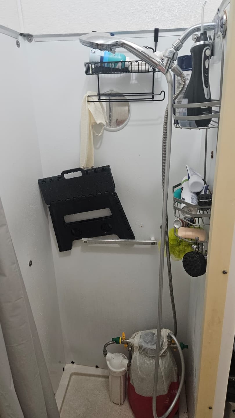 Customer photo review of Shower Water Softener System