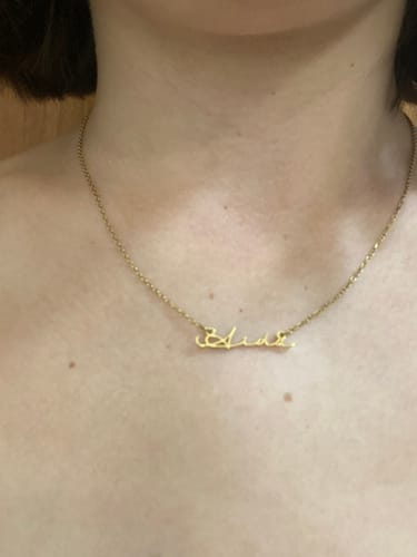 Customer photo review of Collar My Name - Personalizado