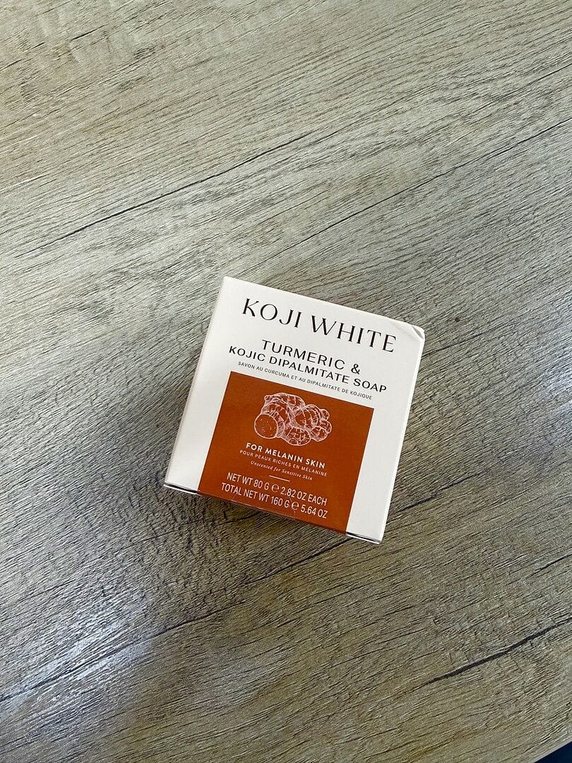 Customer photo review of Turmeric & Kojic Acid Soap