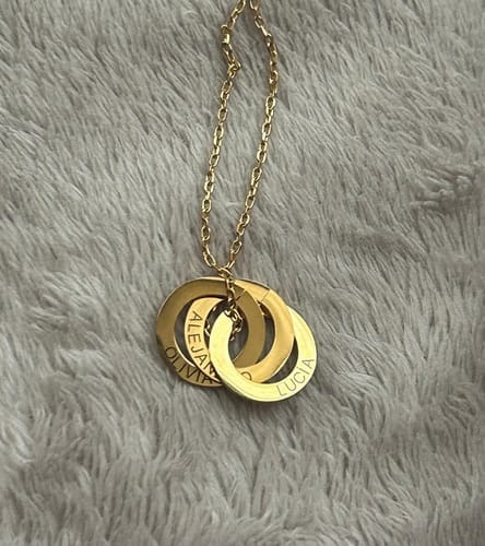 Customer photo review of Collar Amity - Personalizado