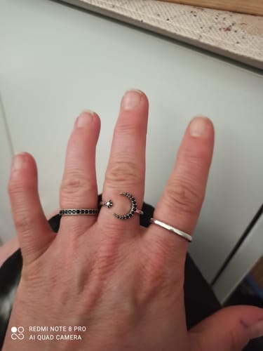 Customer photo review of Anillo Luna Creciente