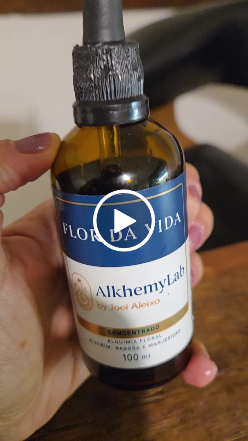 Customer video review of Floral Concentrado Flor da Vida 100ml