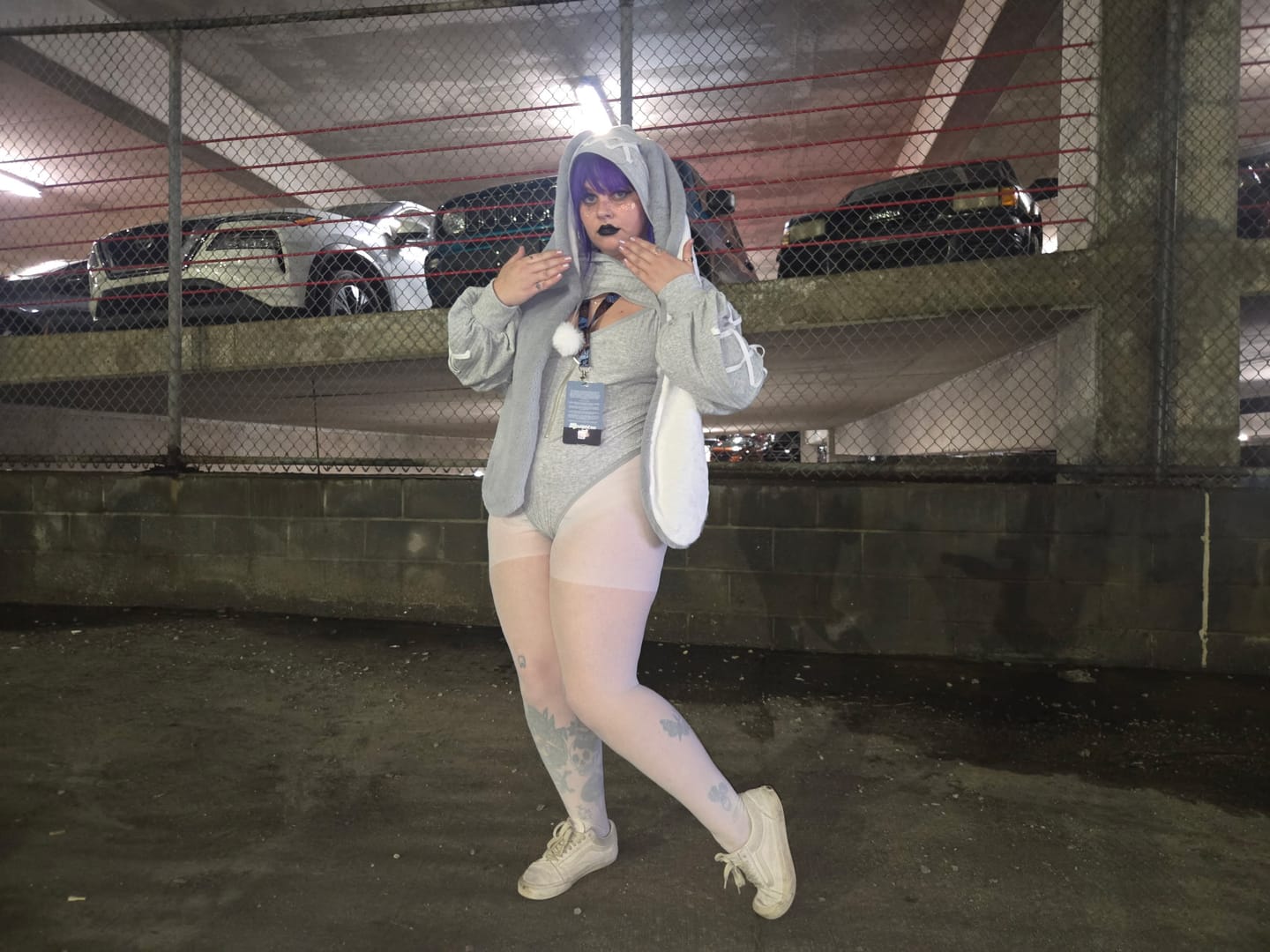 Customer photo review of Cosplay Heart-Lock Floppy Bunny Jumpsuit KO103