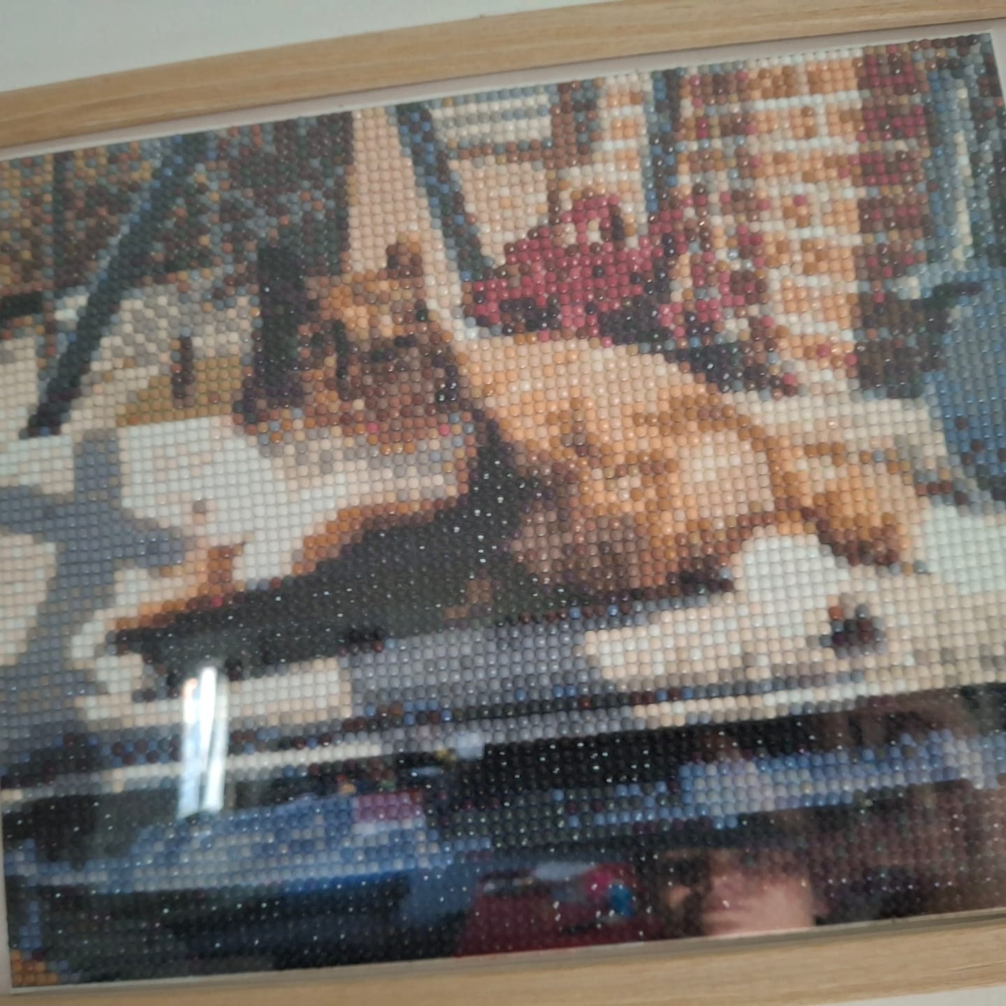 Customer photo review of Eigen Foto Diamond Painting