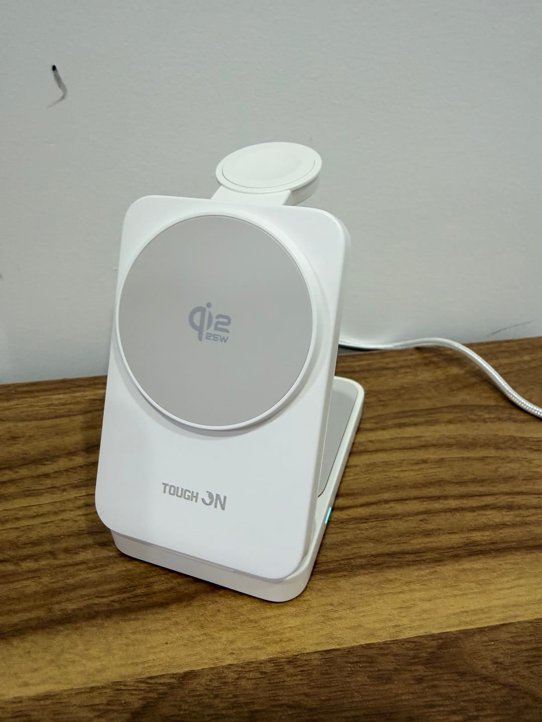 Customer photo review of Tough On MagFold Qi2.2 25W 3-in-1 Foldable Wireless Charger