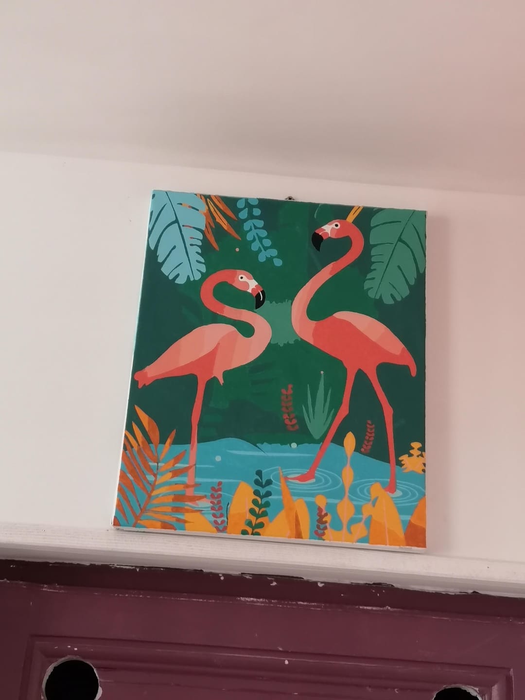 Customer photo review of Flamants Roses les pieds dans l'eau