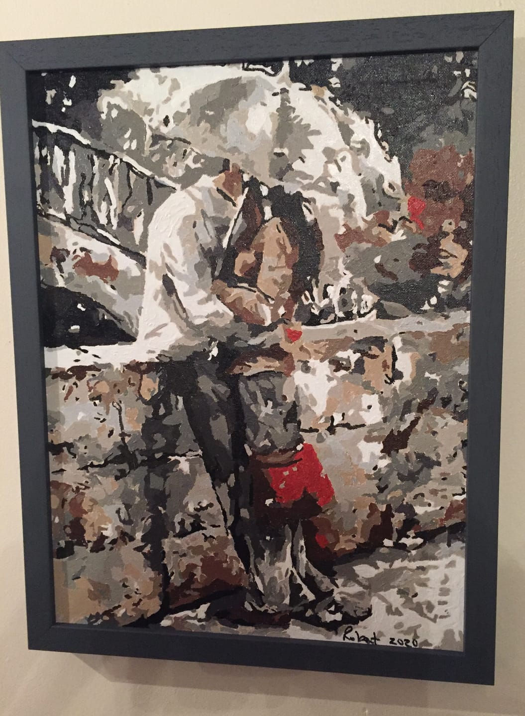 Customer photo review of Couple sous la pluie