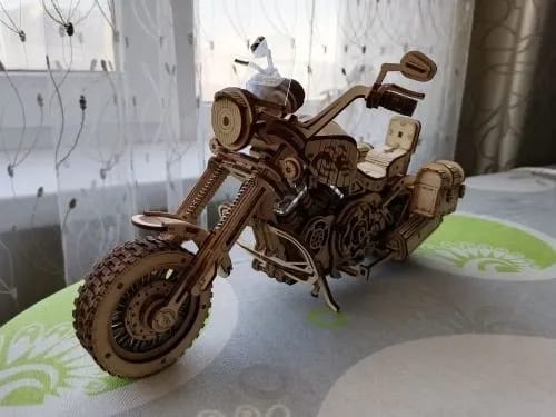 Customer photo review of Puzzle 3D Moto de type cruiser