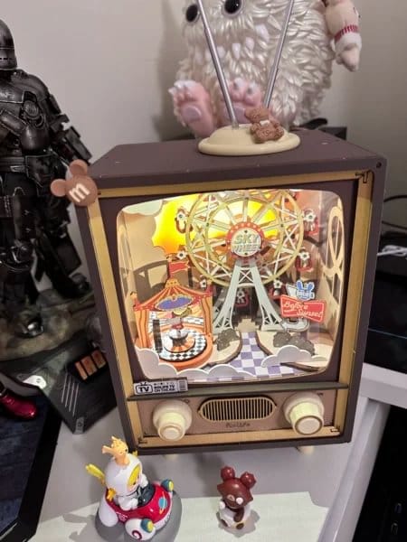 Customer photo review of Puzzle 3D Boîte à musique Carnaval au coucher du soleil