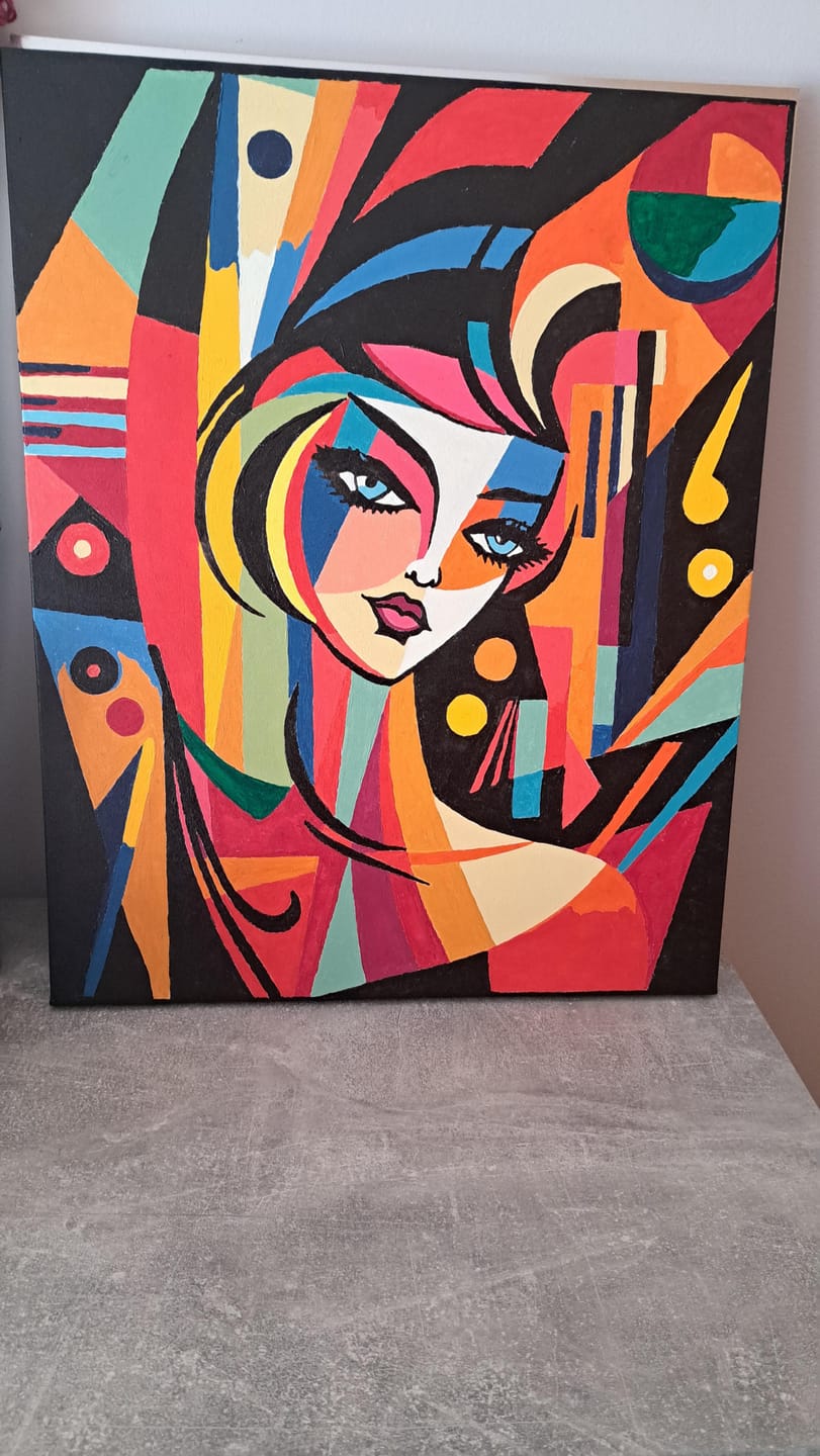 Customer photo review of Femme abstraite style Picasso