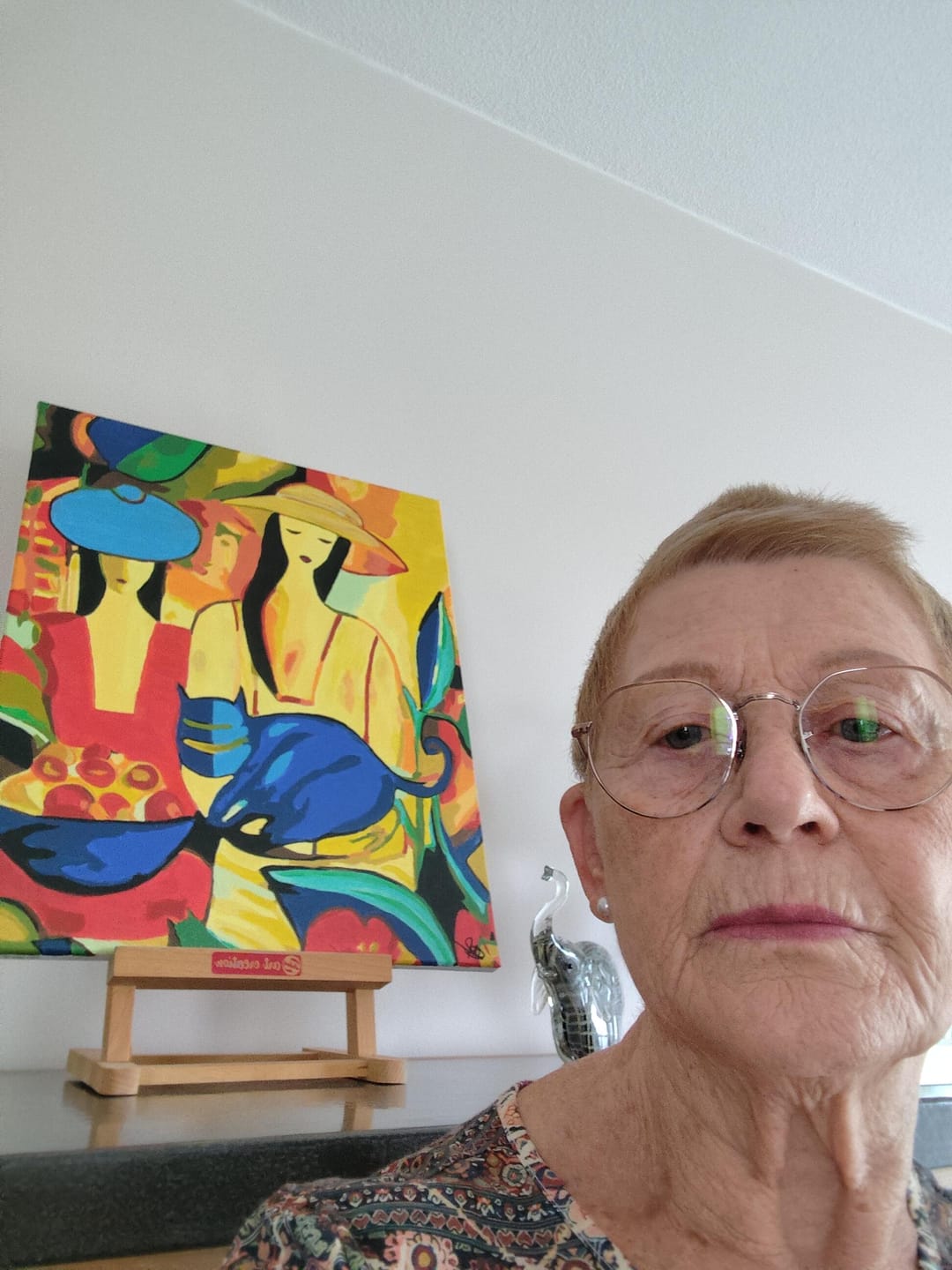 Customer photo review of Femmes et Chat bleu