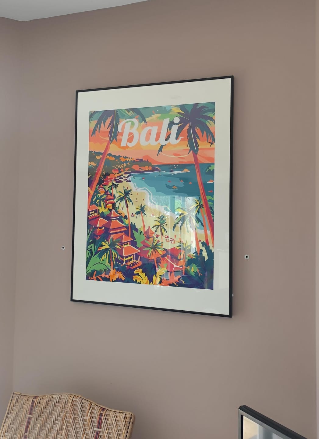 Customer photo review of Affiche de voyage Bali