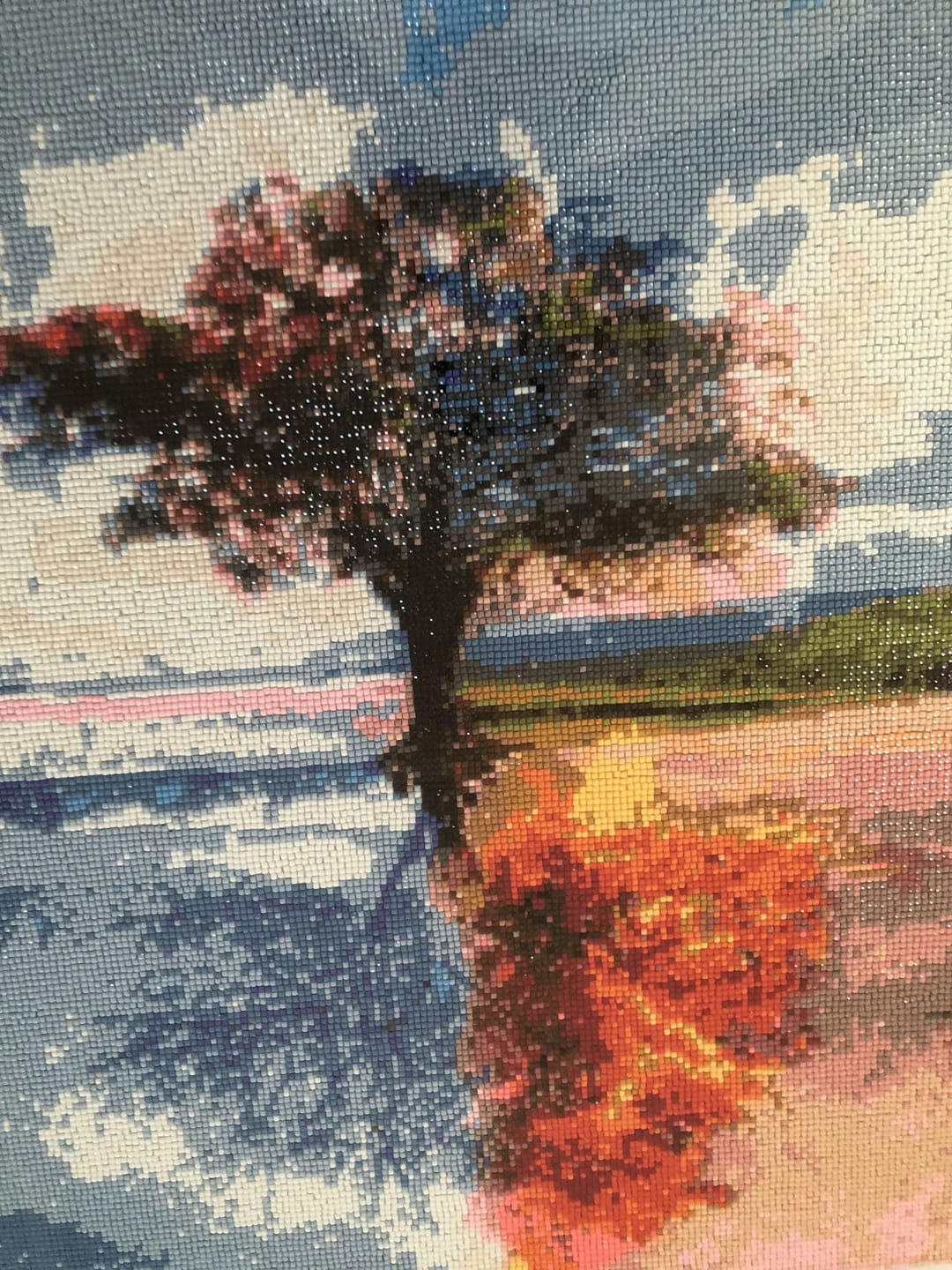 Customer photo review of Broderie Diamant - Arbre 4 saisons Classique