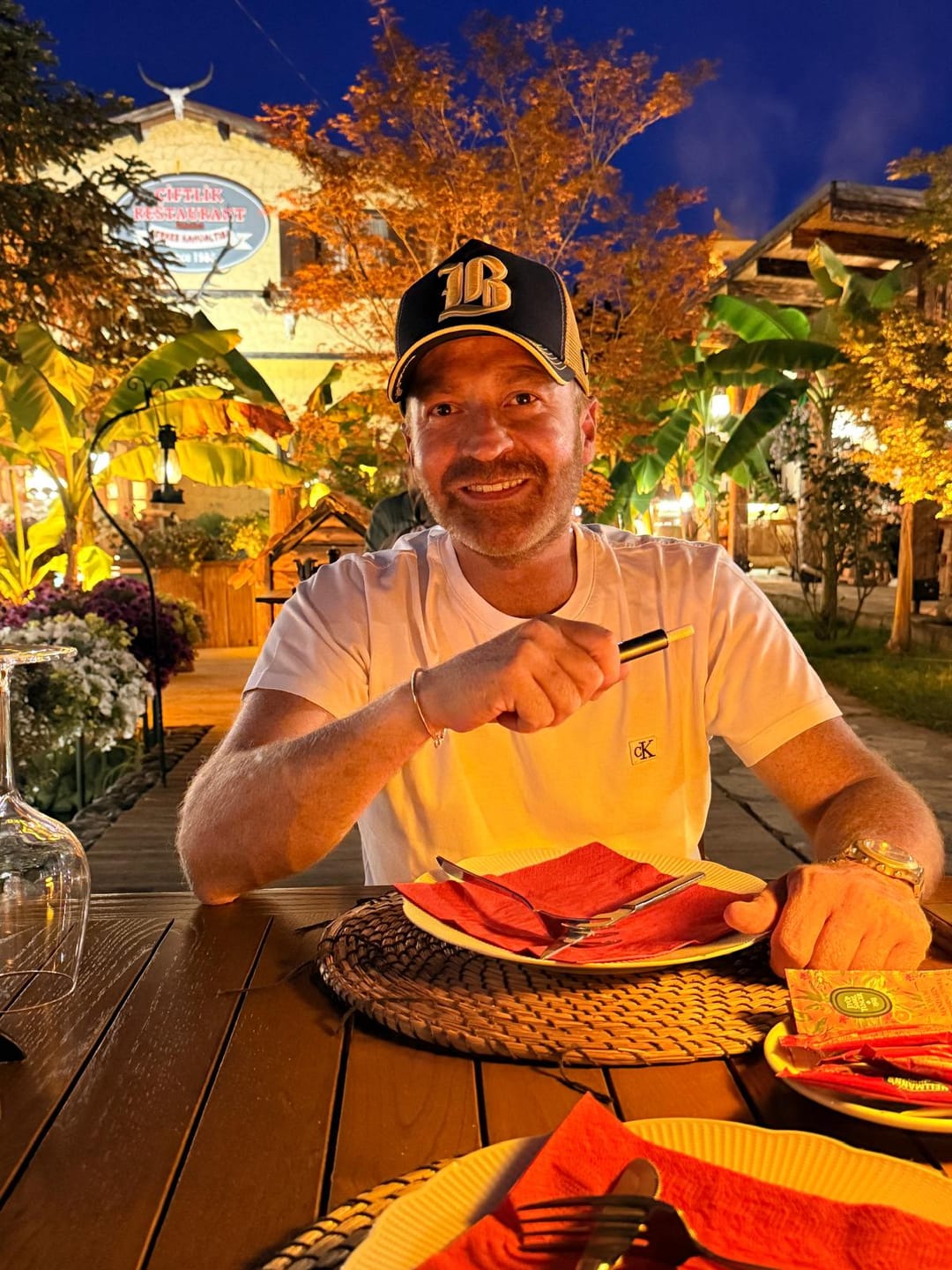 Customer photo review of Trucker Hat - Name Collection - Custom Made - Sarı/Lacivert