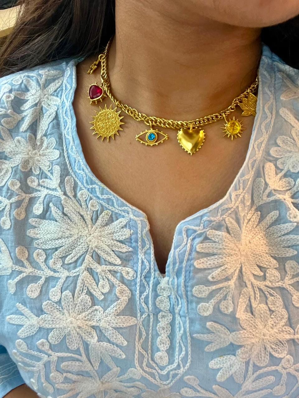 Customer photo review of Noor Necklace