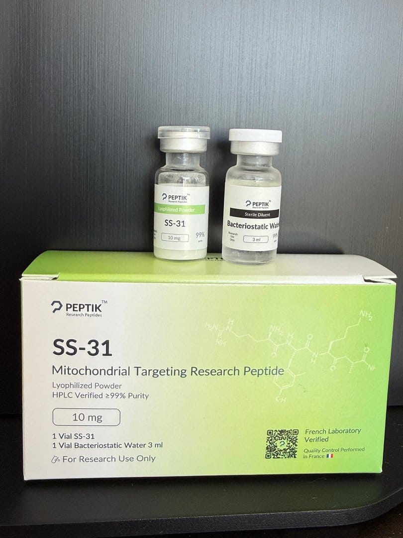 Customer photo review of SS-31 Lyophilized Vial + Sterile Water