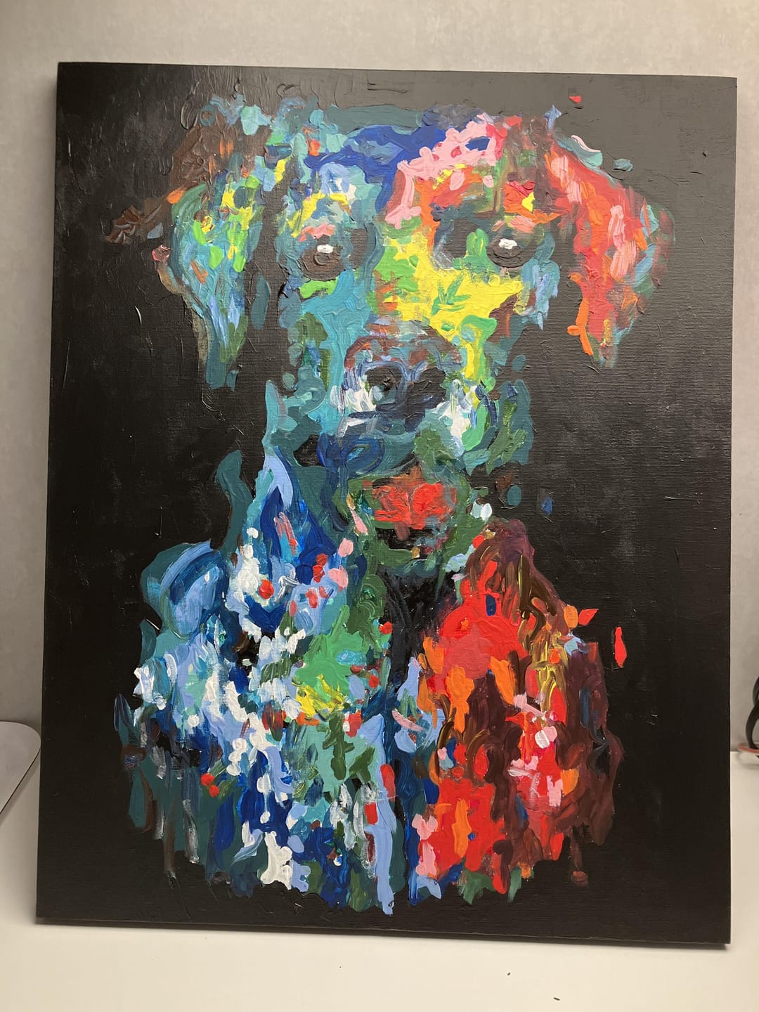 Customer photo review of Chien abstrait