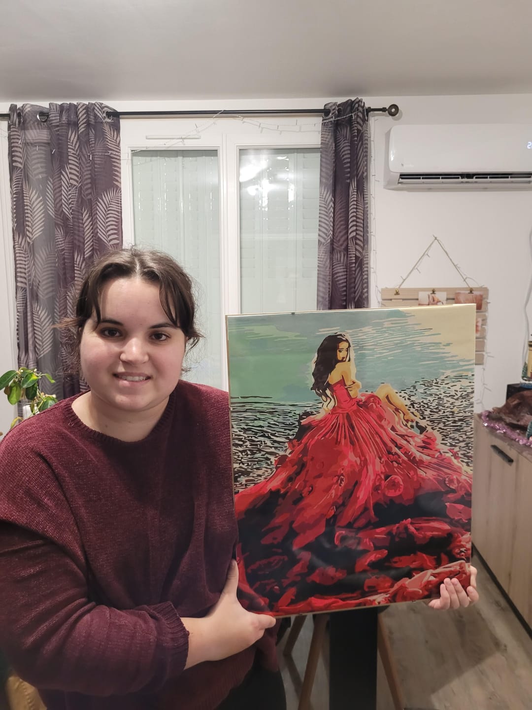 Customer photo review of Robe rouge