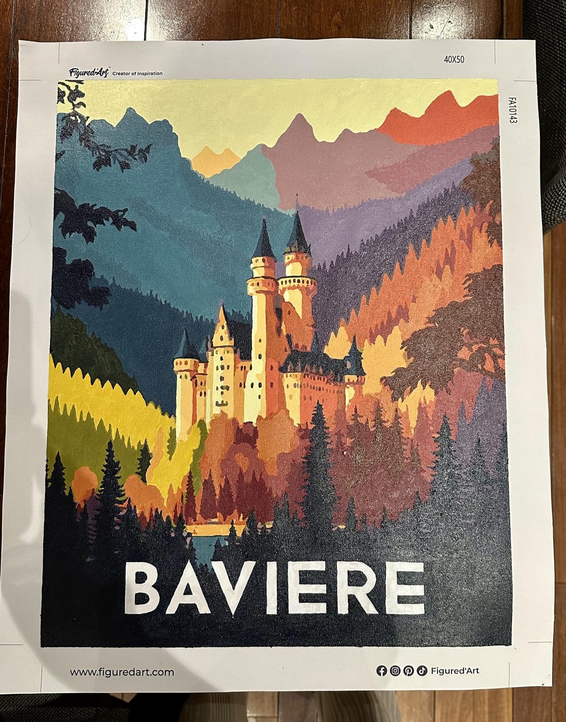 Customer photo review of Affiche Vintage Bavière