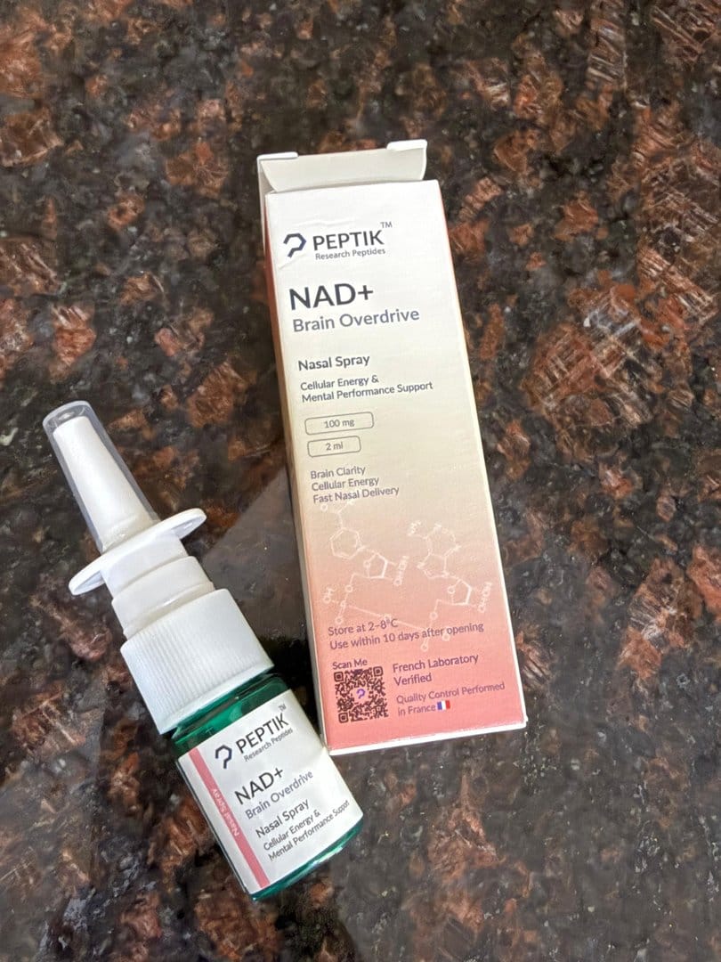 Customer photo review of NAD+ Nasal Spray