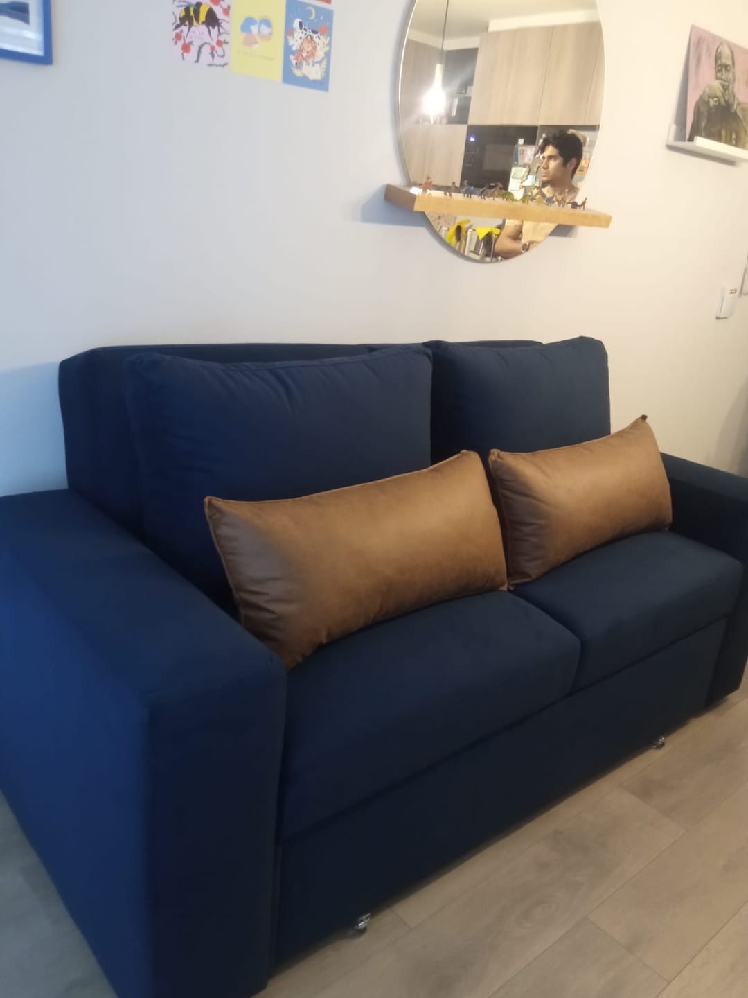 Customer photo review of Sofá cama Siena