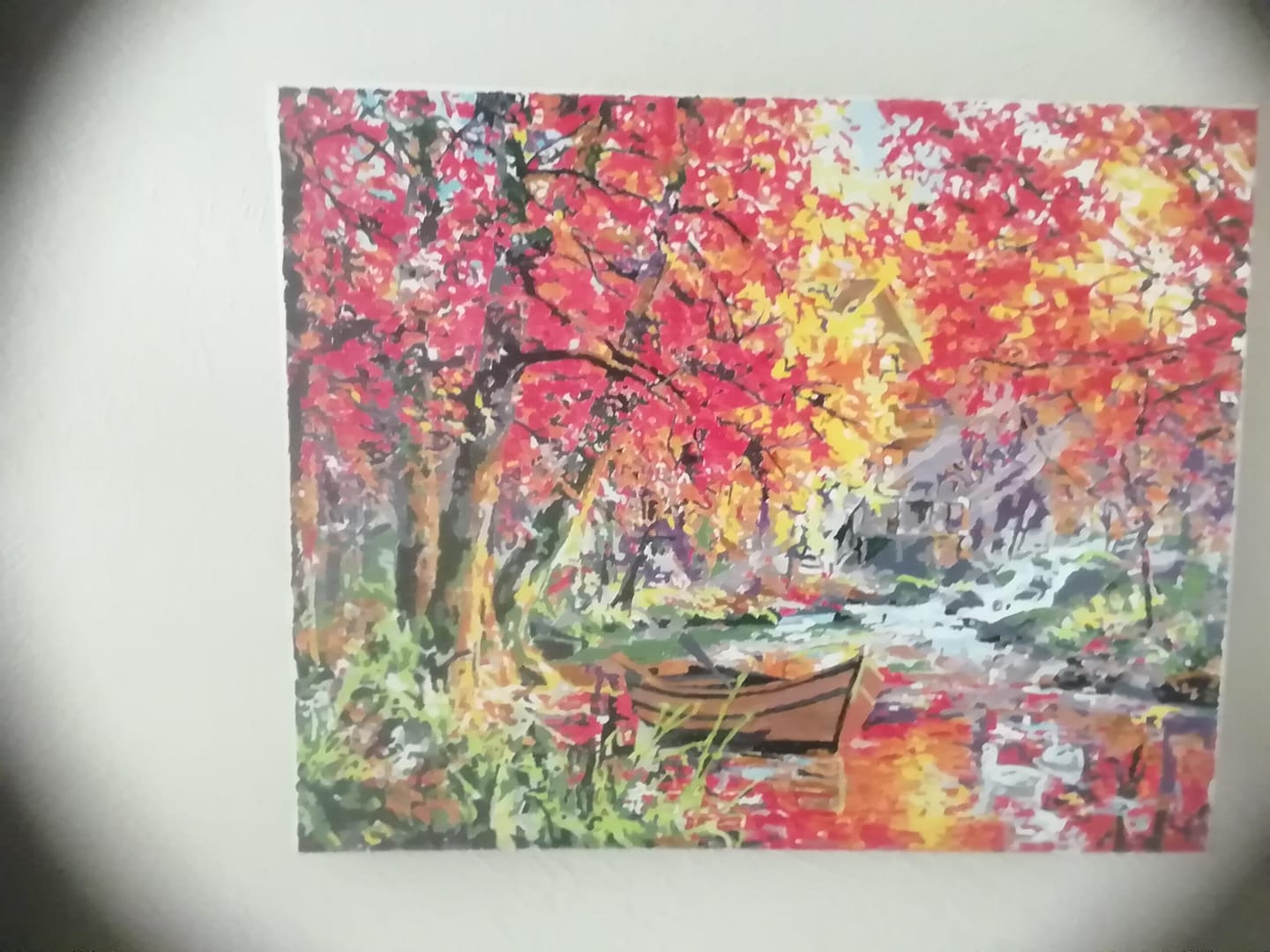 Customer photo review of Rivière d'Automne et barque