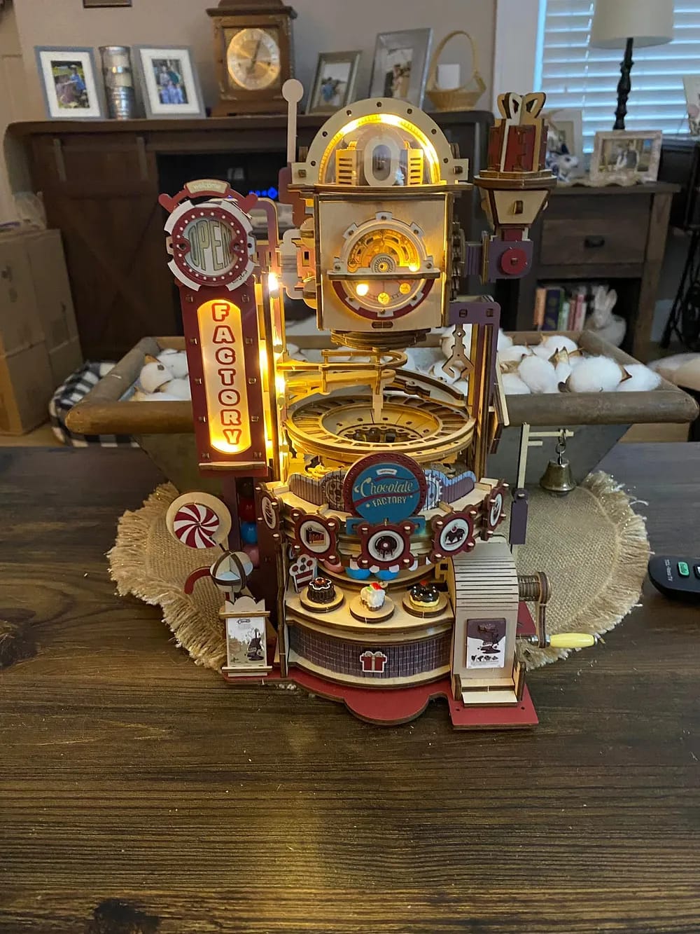 Customer photo review of Puzzle 3D Usine de Chocolat Marbre
