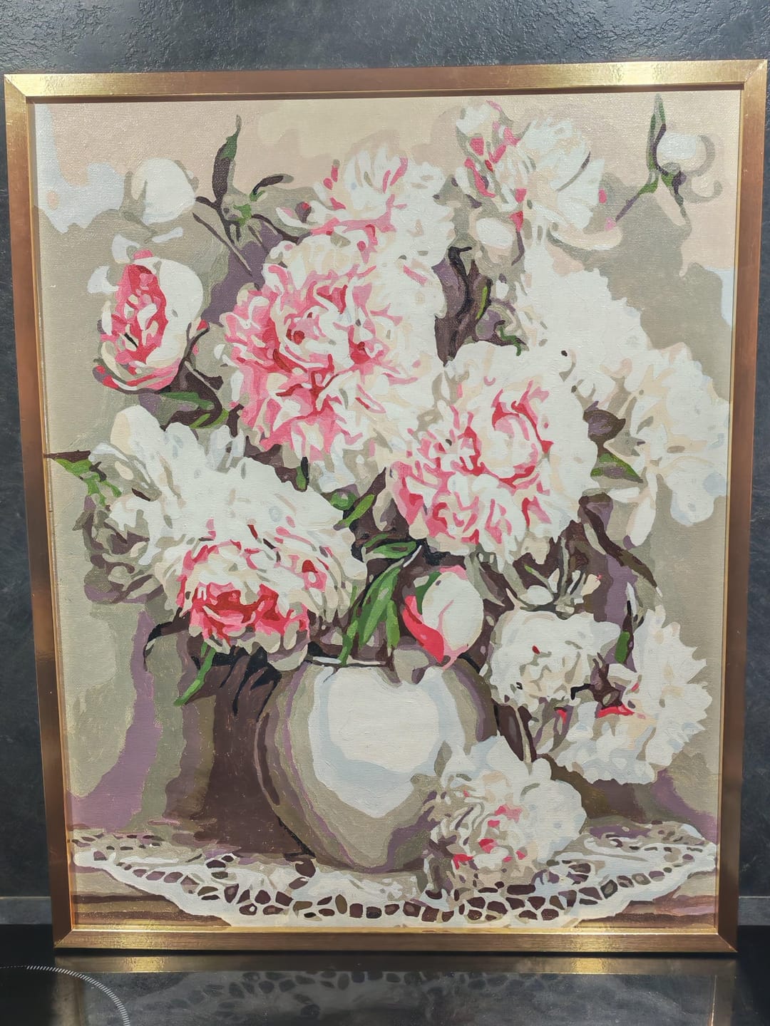 Customer photo review of Vase de Pivoines