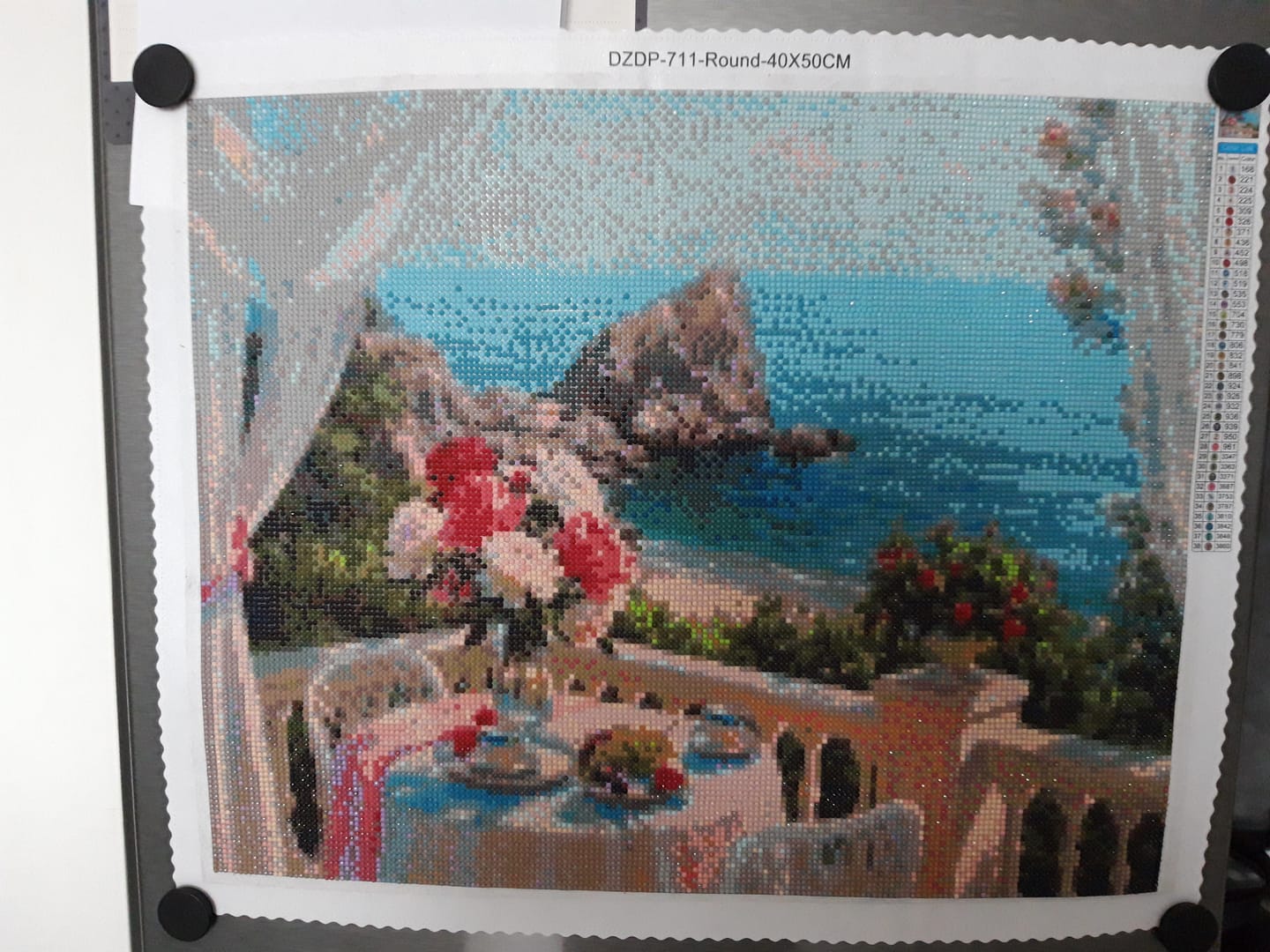 Customer photo review of Broderie Diamant - Vue sur Mer
