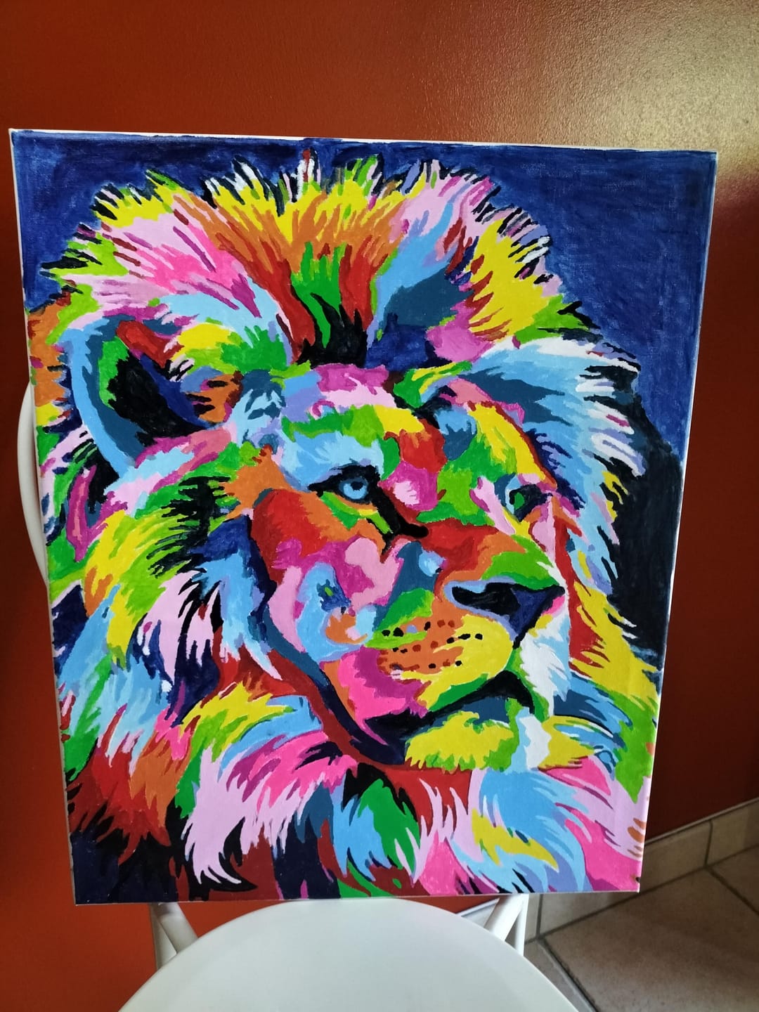 Customer photo review of Lion Pop Art 2