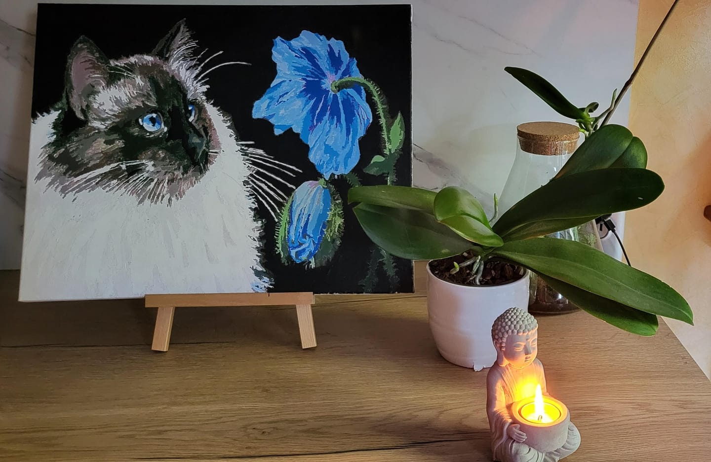 Customer photo review of Face à face floral